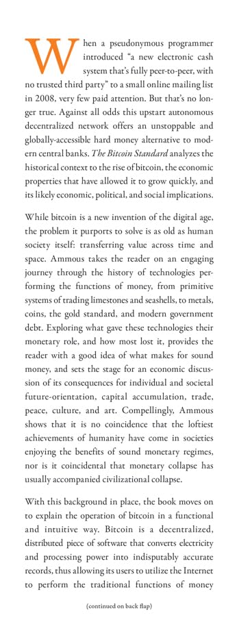 The Bitcoin Standard by Saifedean Ammous