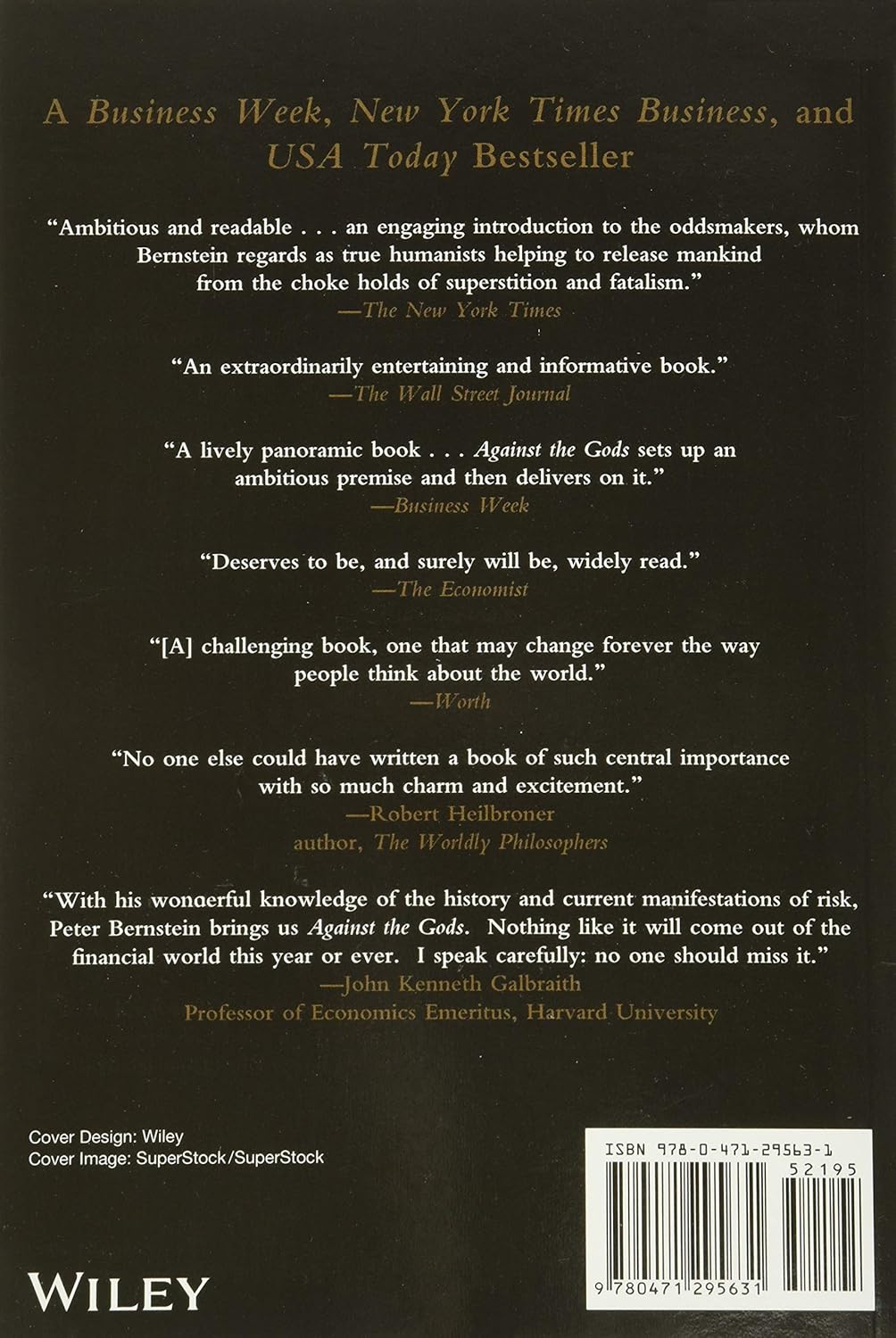 Against the Gods: The Remarkable Story of Risk – Peter L. Bernstein