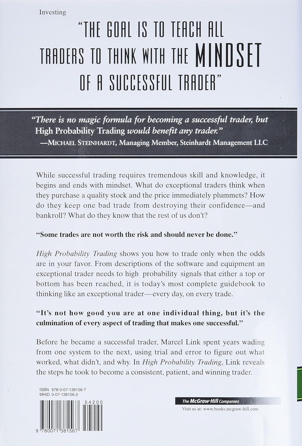 High Probability Trading – Marcel Link
