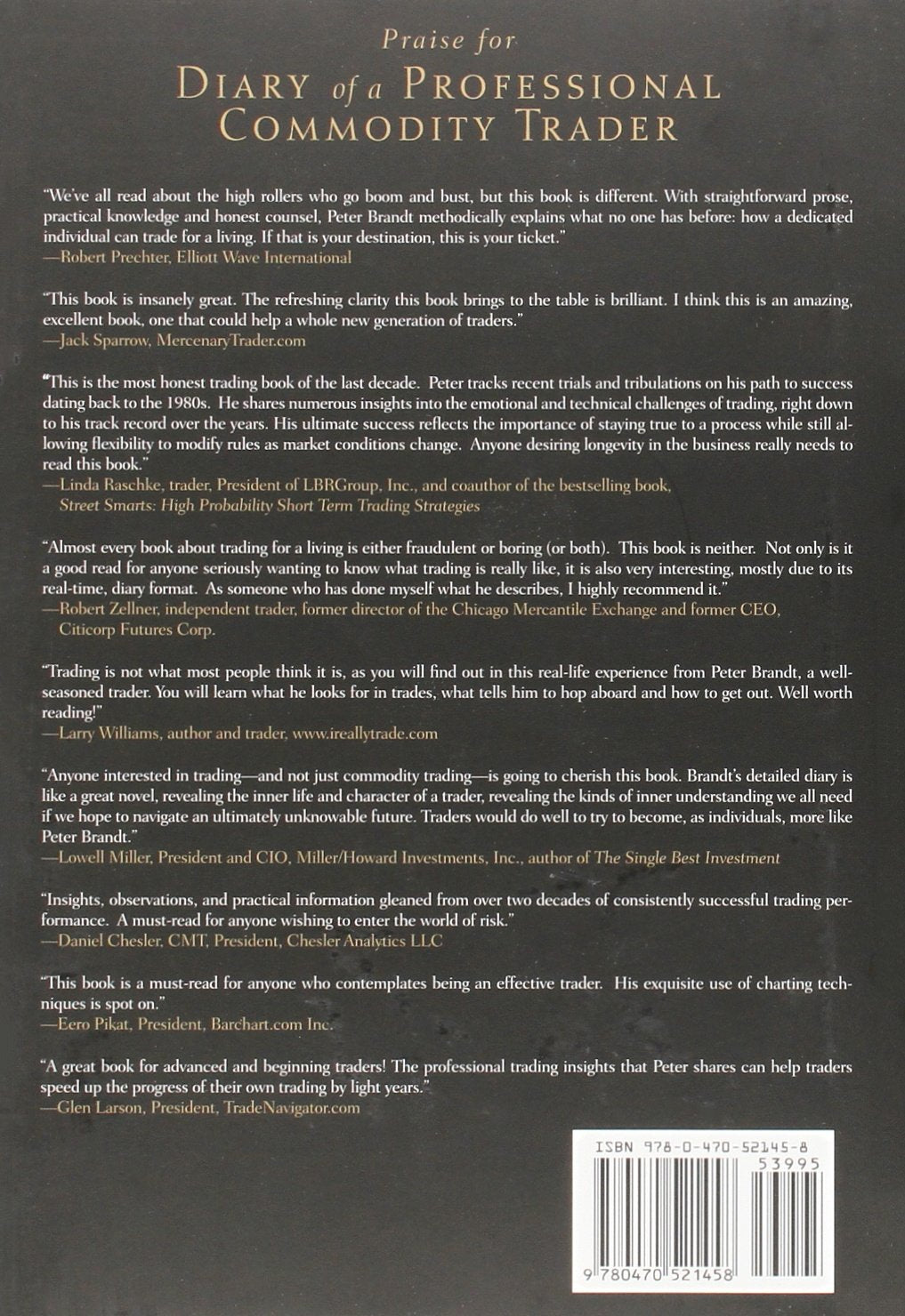 Diary of a Professional Commodity Trader – Peter Brandt